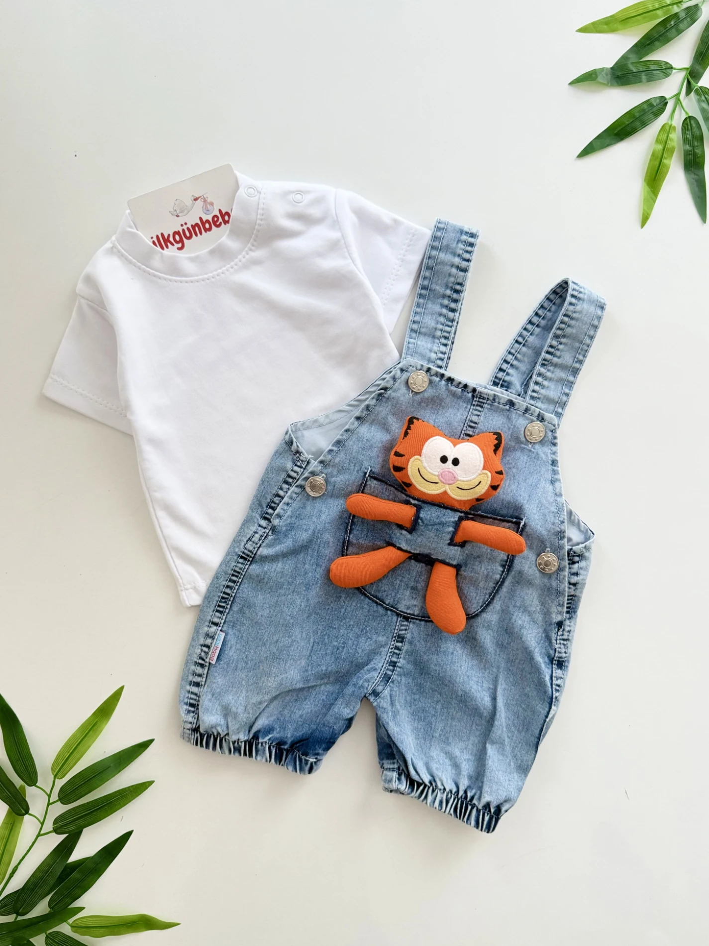 Garfield Unisex Kot Salopet & Body 