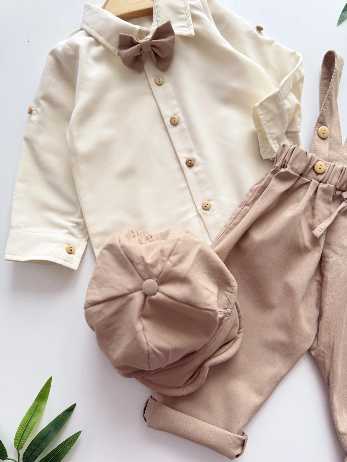 Gentleman Classic – 4’lü Papyonlu Salopet ve Kasket Takımı