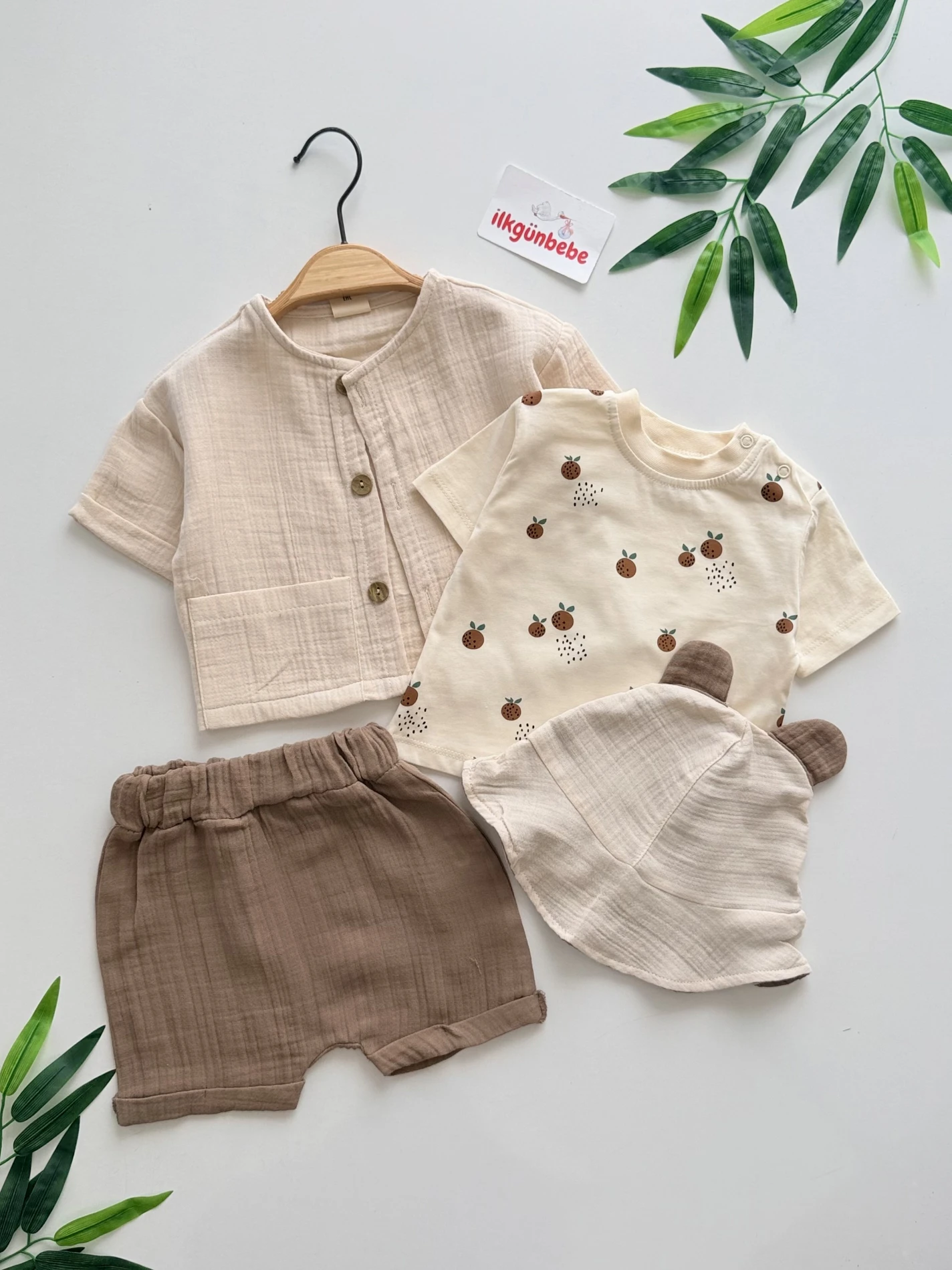 Little Bear Müslin 4’lü Takım