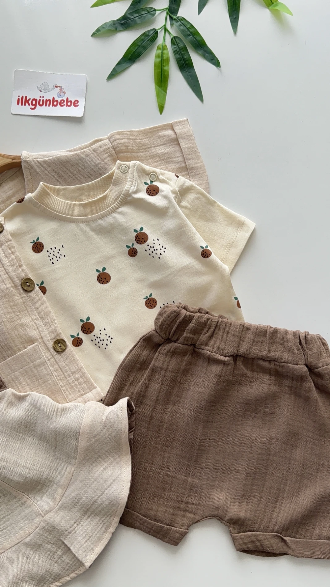 Little Bear Müslin 4’lü Takım