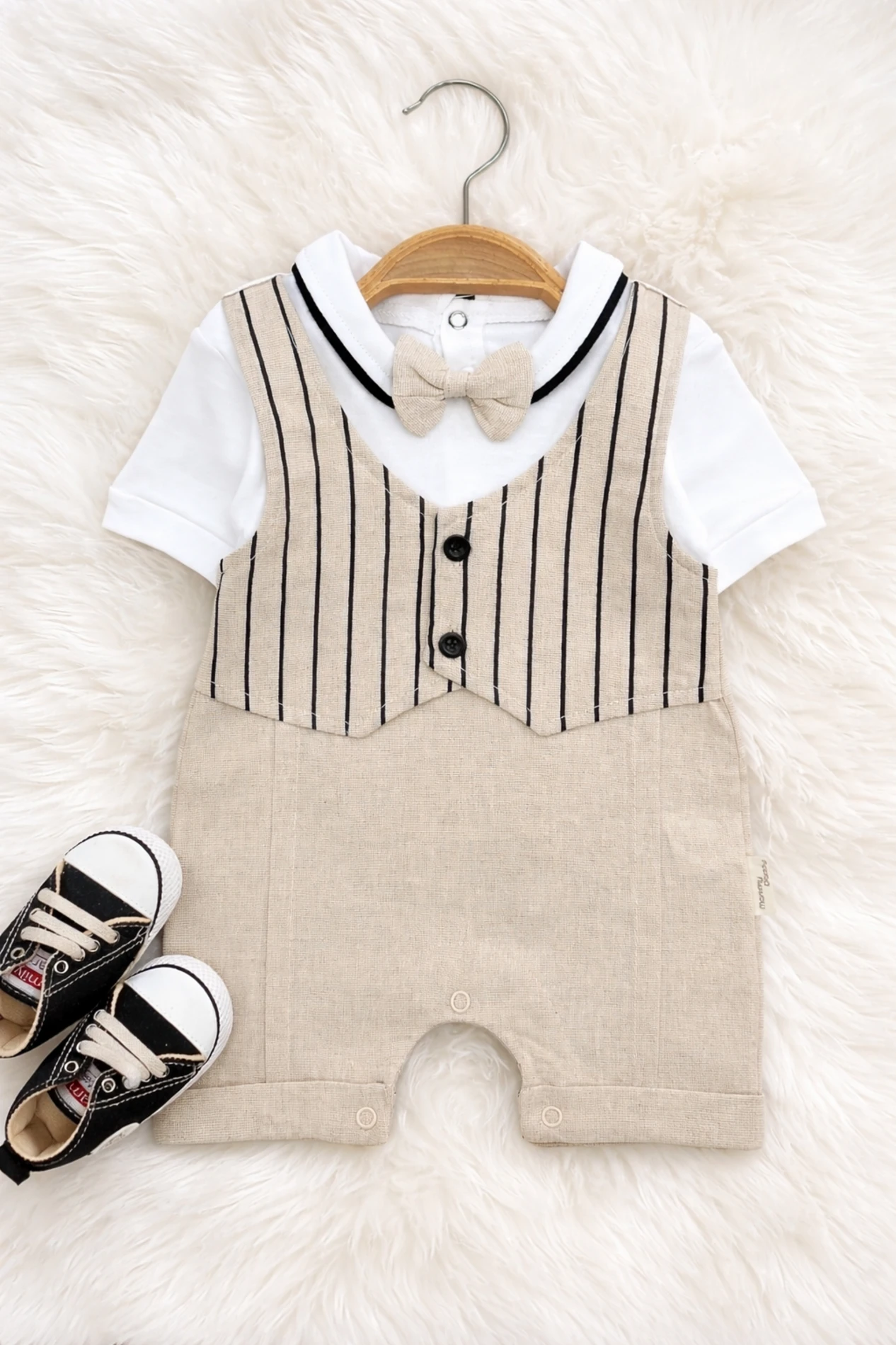 Classic Boy  Çizgili Yazlık Tulum