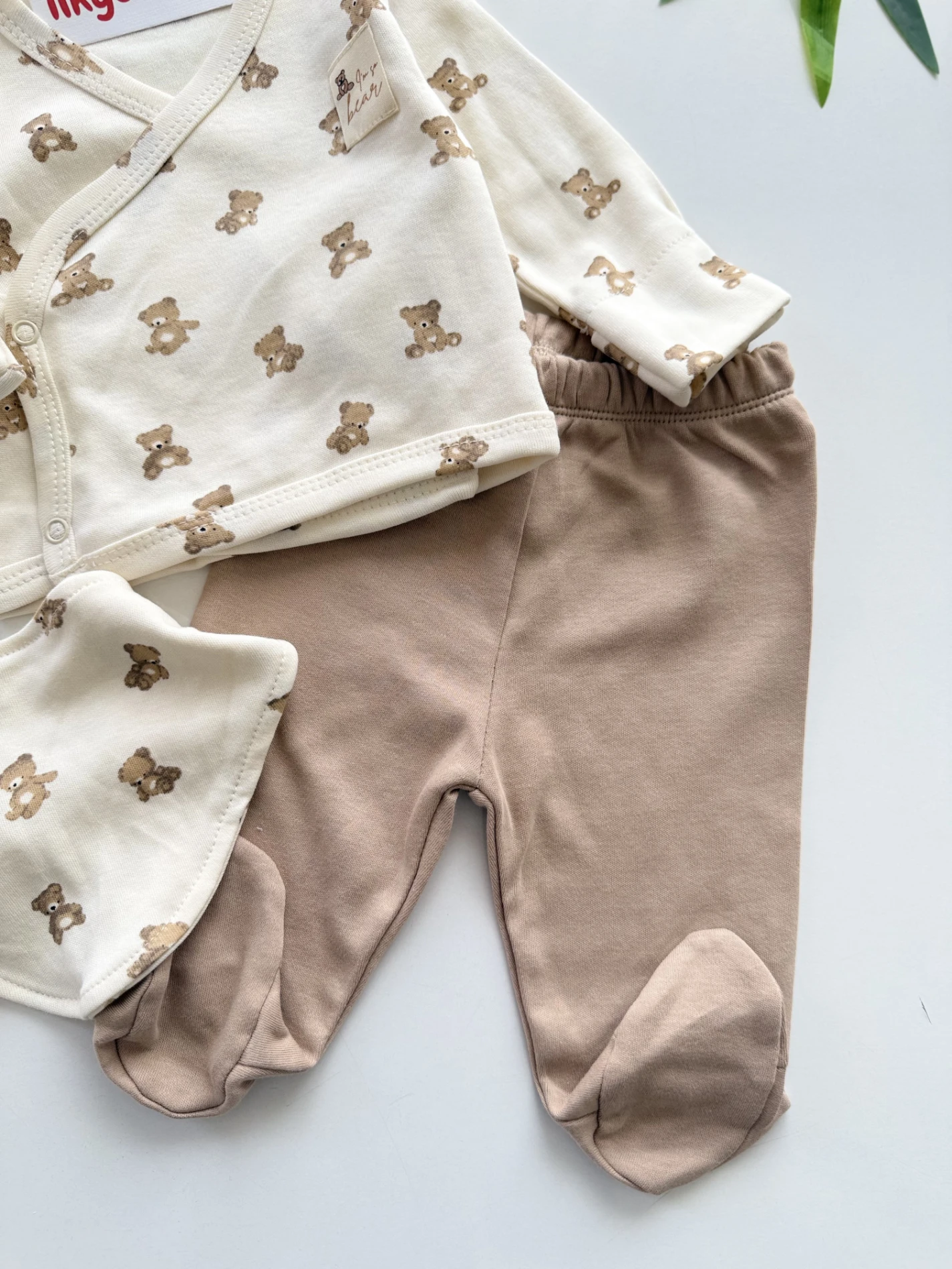 Teddy %100 Pamuk Yenidoğan Set