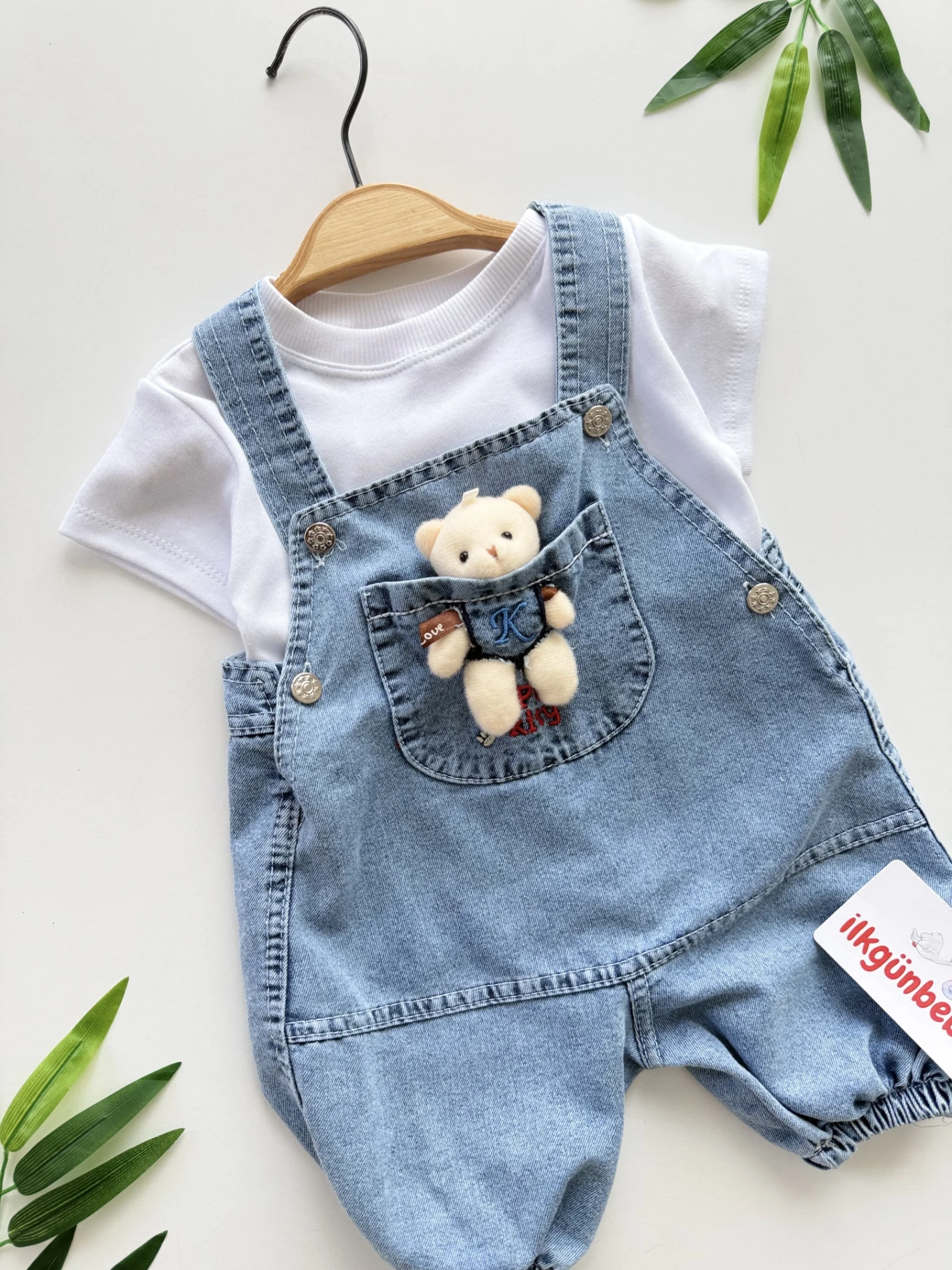 Oyuncak Ayılı Unısex Badili Kot Slopet