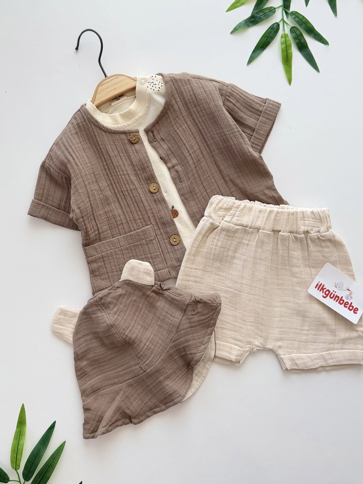 Little Bear Müslin 4’lü Takım