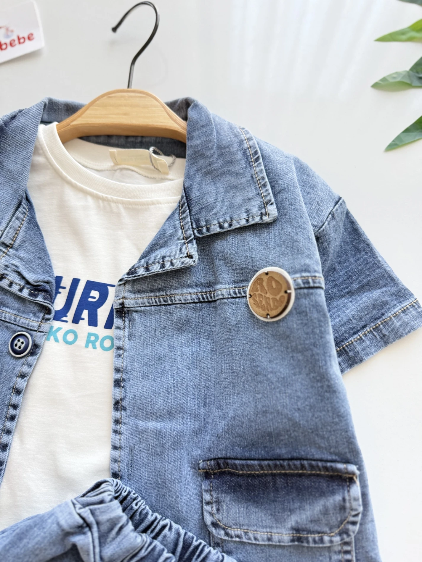 Cool Baby Denim Kot 3’lü Takım