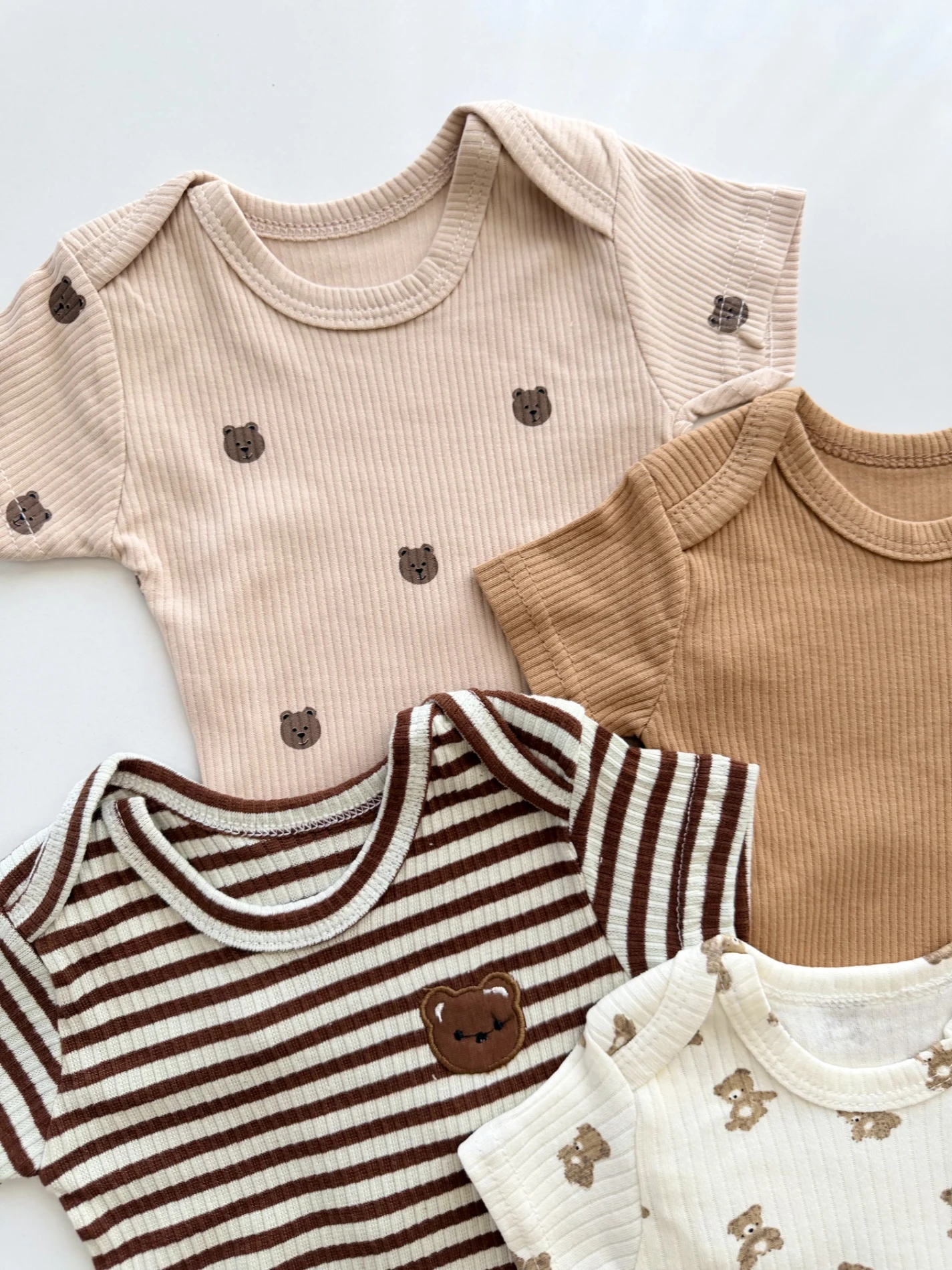 Teddy 5’li %100 Pamuk Zıbın Set