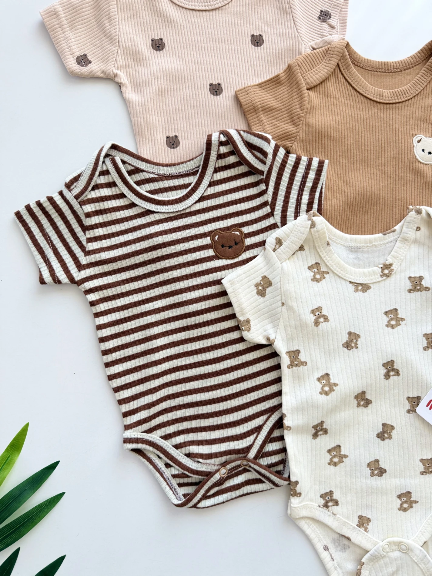 Teddy 5’li %100 Pamuk Zıbın Set