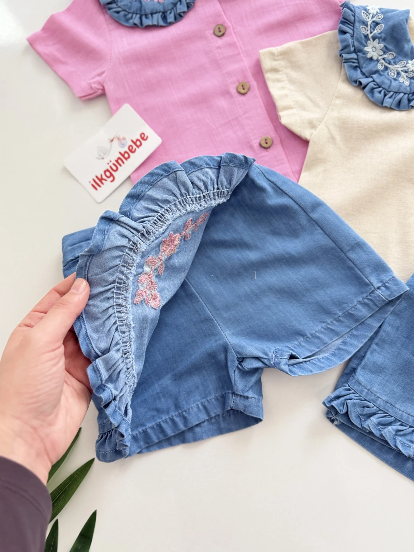 Little Daisy Keten 2’li Takım