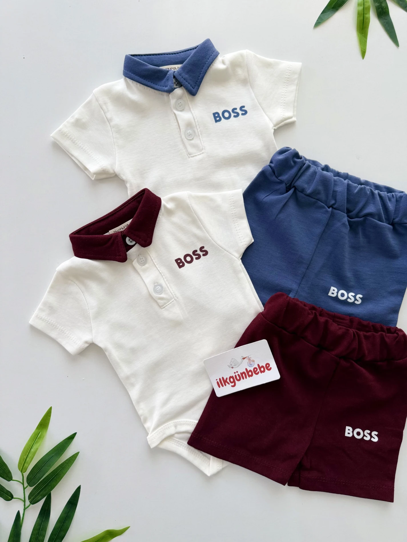 Mini Boss Polo Şortlu Takım