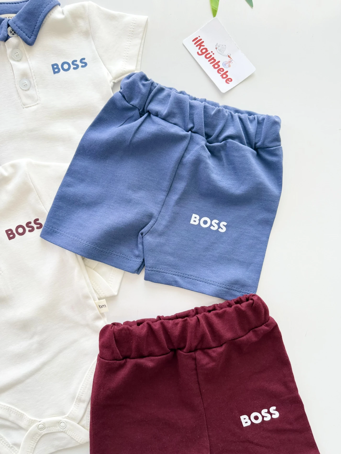 Mini Boss Polo Şortlu Takım