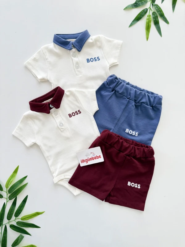 Mini Boss Polo Şortlu Takım
