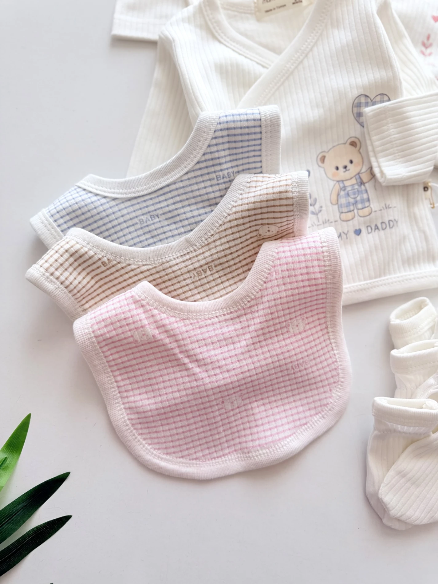 Teddy Bear %100 Pamuk 5 Parça Yenidoğan Ser