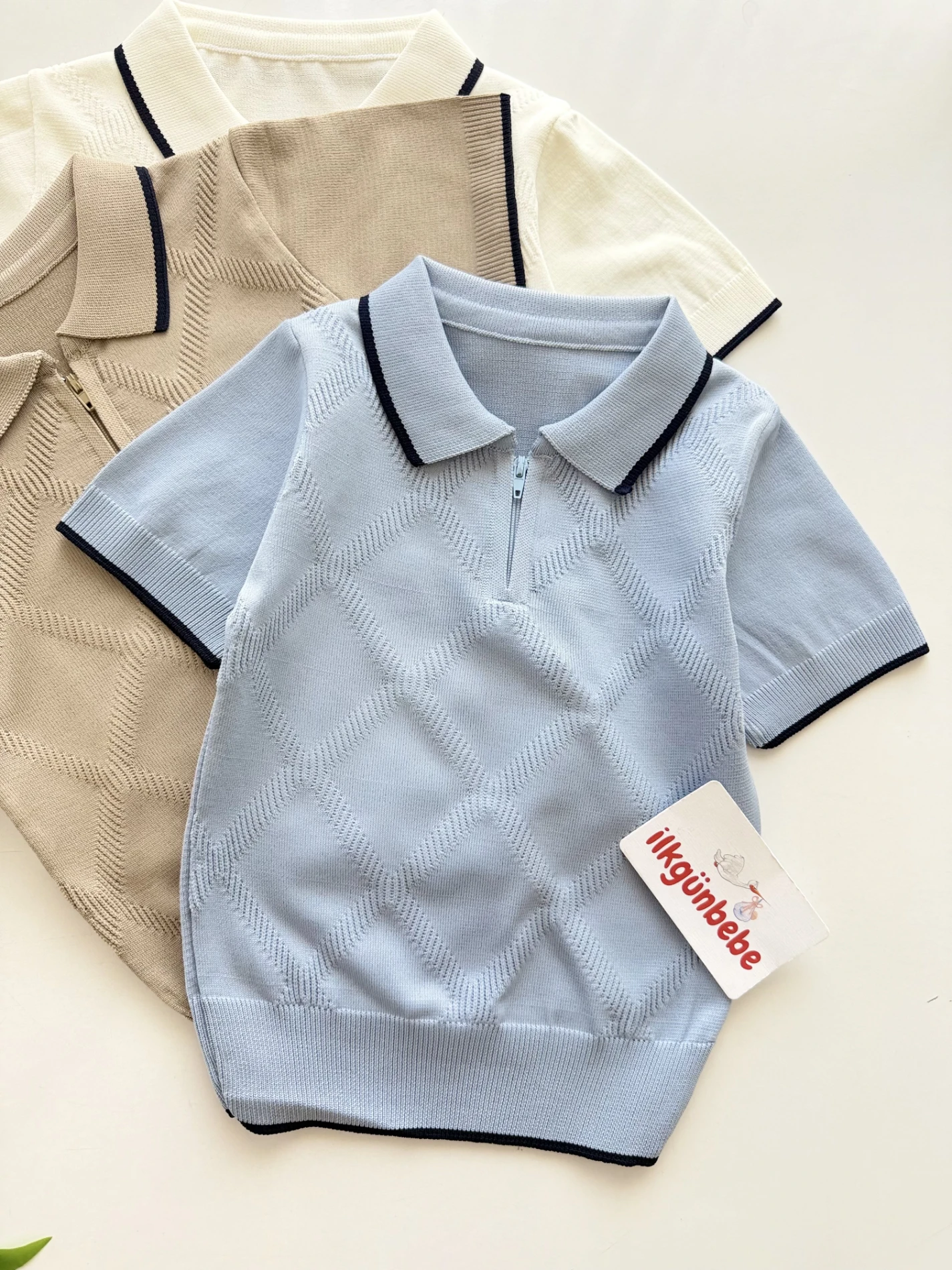 Classic Boy Kaprili Yazlık Triko Polo Takım