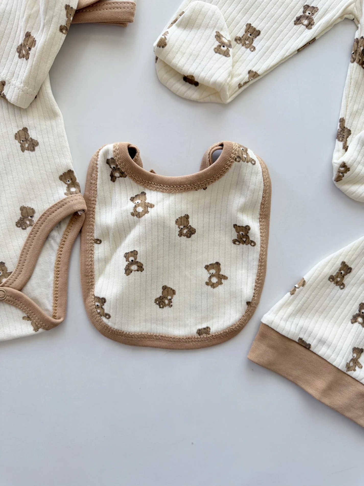 Teddy Pinterest   7 Parça %100 Pamuk Yenidoğan Set