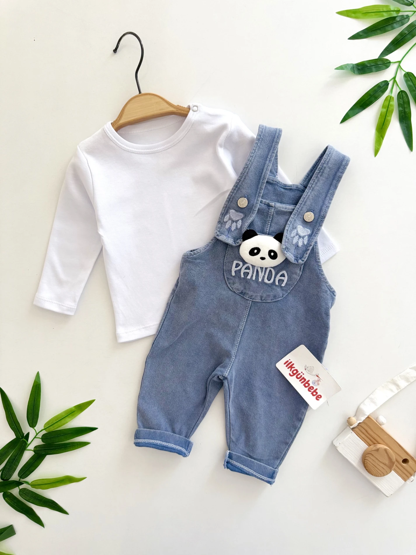 Panda Likralı Kot Kumaş Badili 2’li Takım