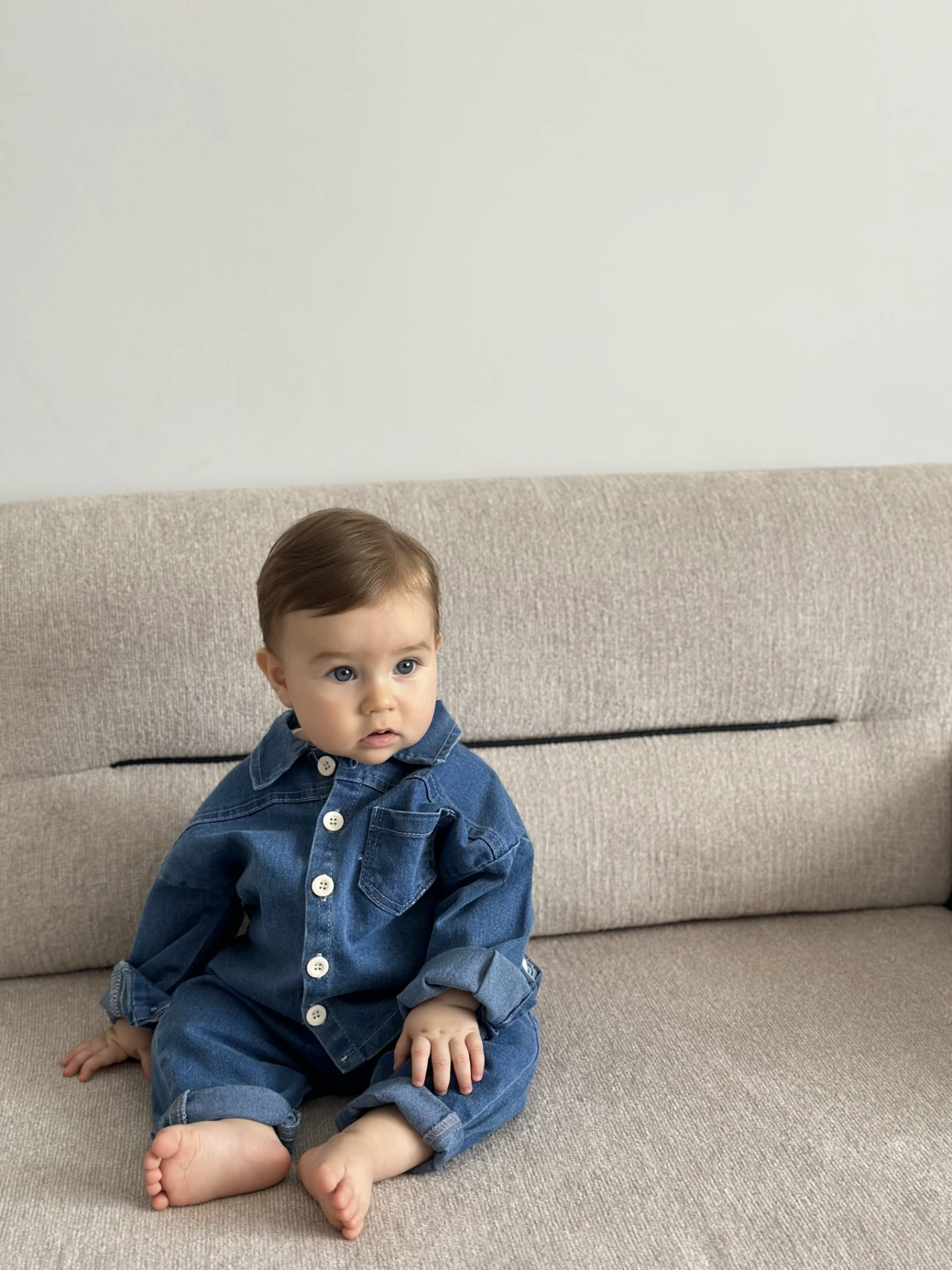 Cool Likralı Denim Yumuşacık 2’li Kot Takım