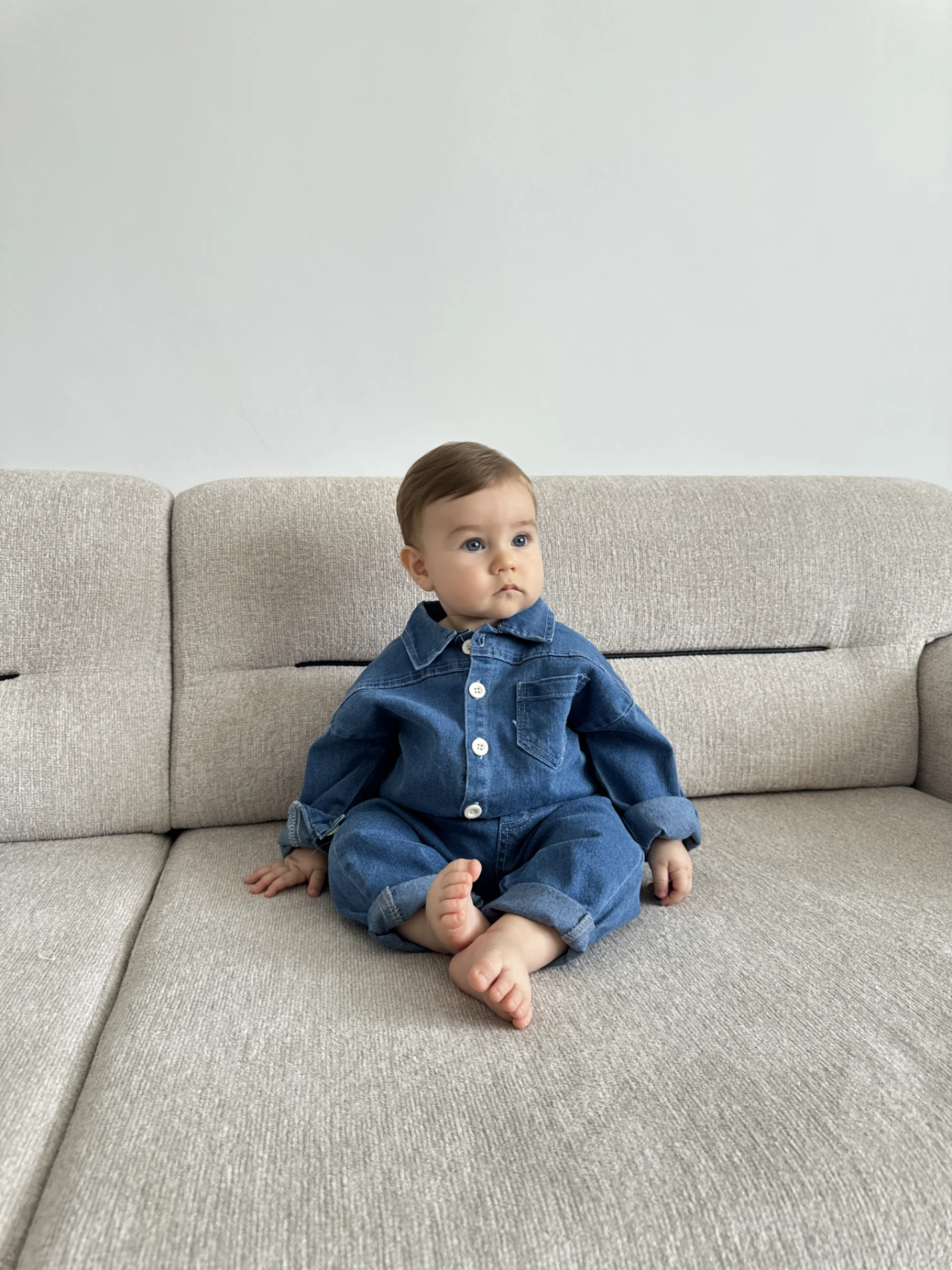 Cool Likralı Denim Yumuşacık 2’li Kot Takım