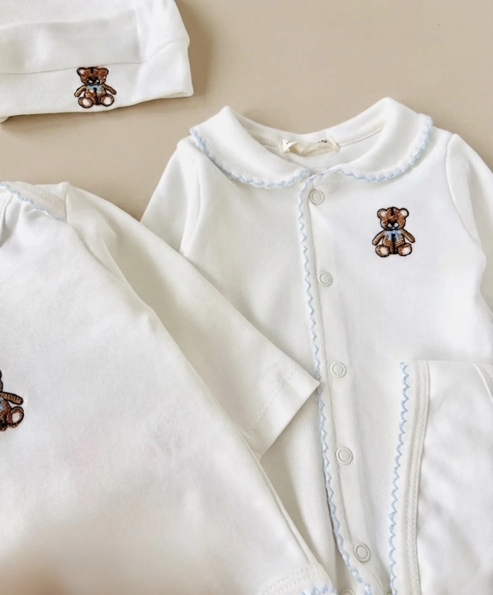 Teddy Premium Dikiş Detaylı 4’lü %100 Pamuk Set