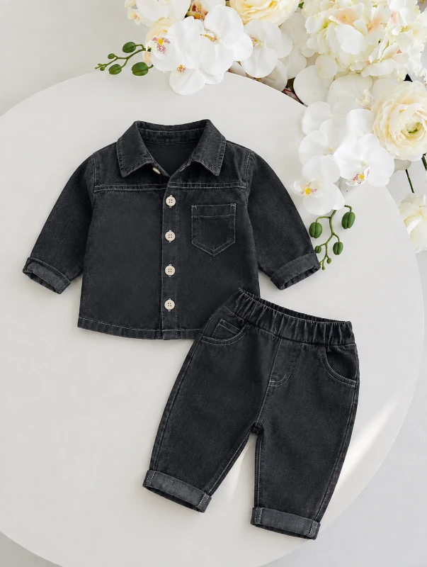 Cool Likralı Denim Yumuşacık 2’li Kot Takım