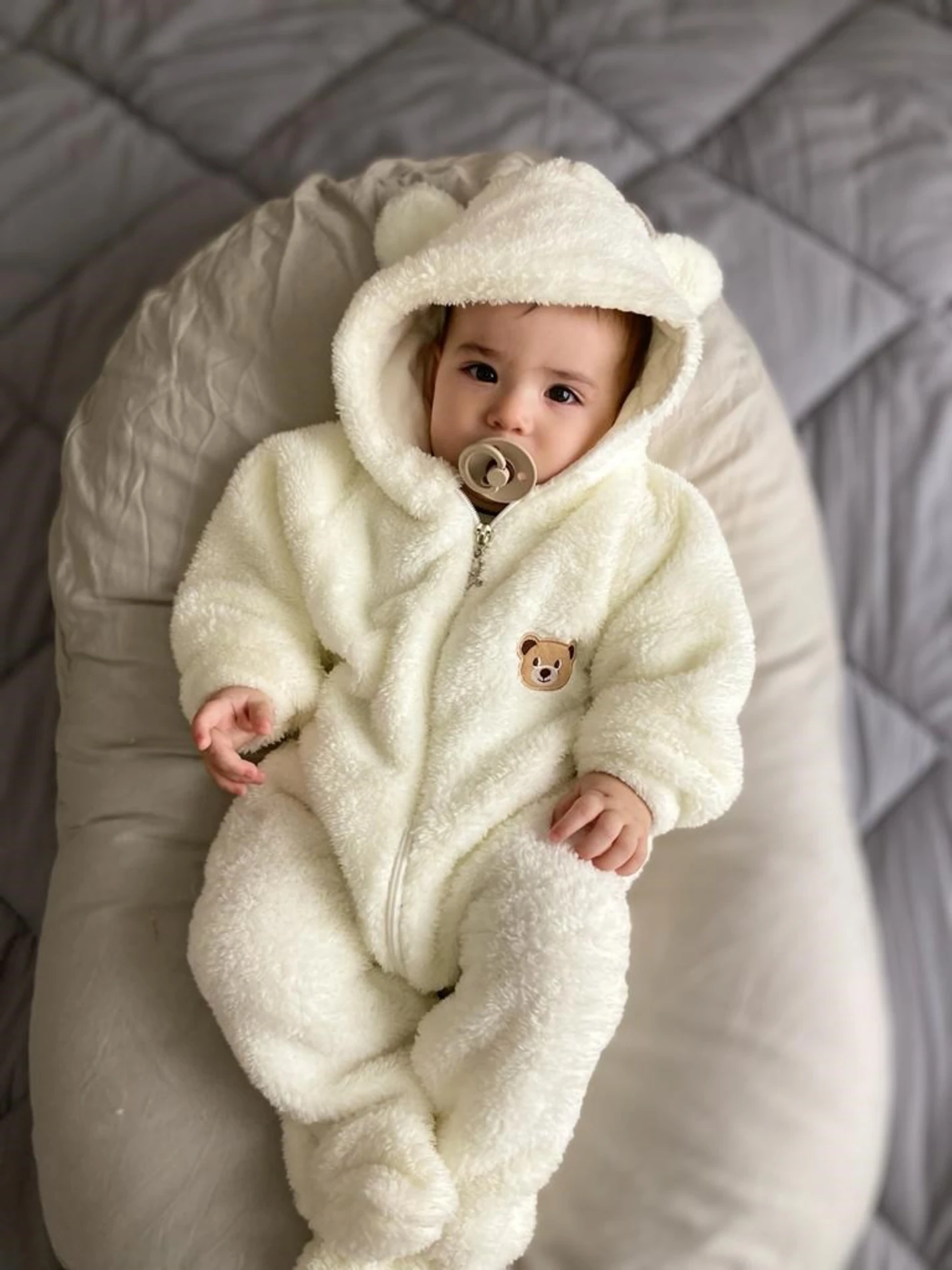 Bear Teddy Welsoft Kışlık Unisex Tulum