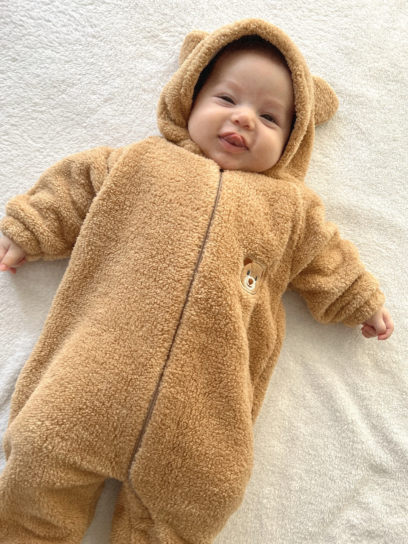 Bear Teddy Welsoft Kışlık Unisex Tulum