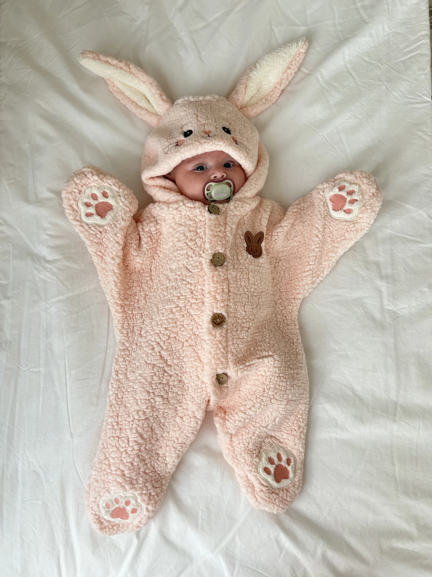 Little Bunny Welsoft Yıldız Tulum