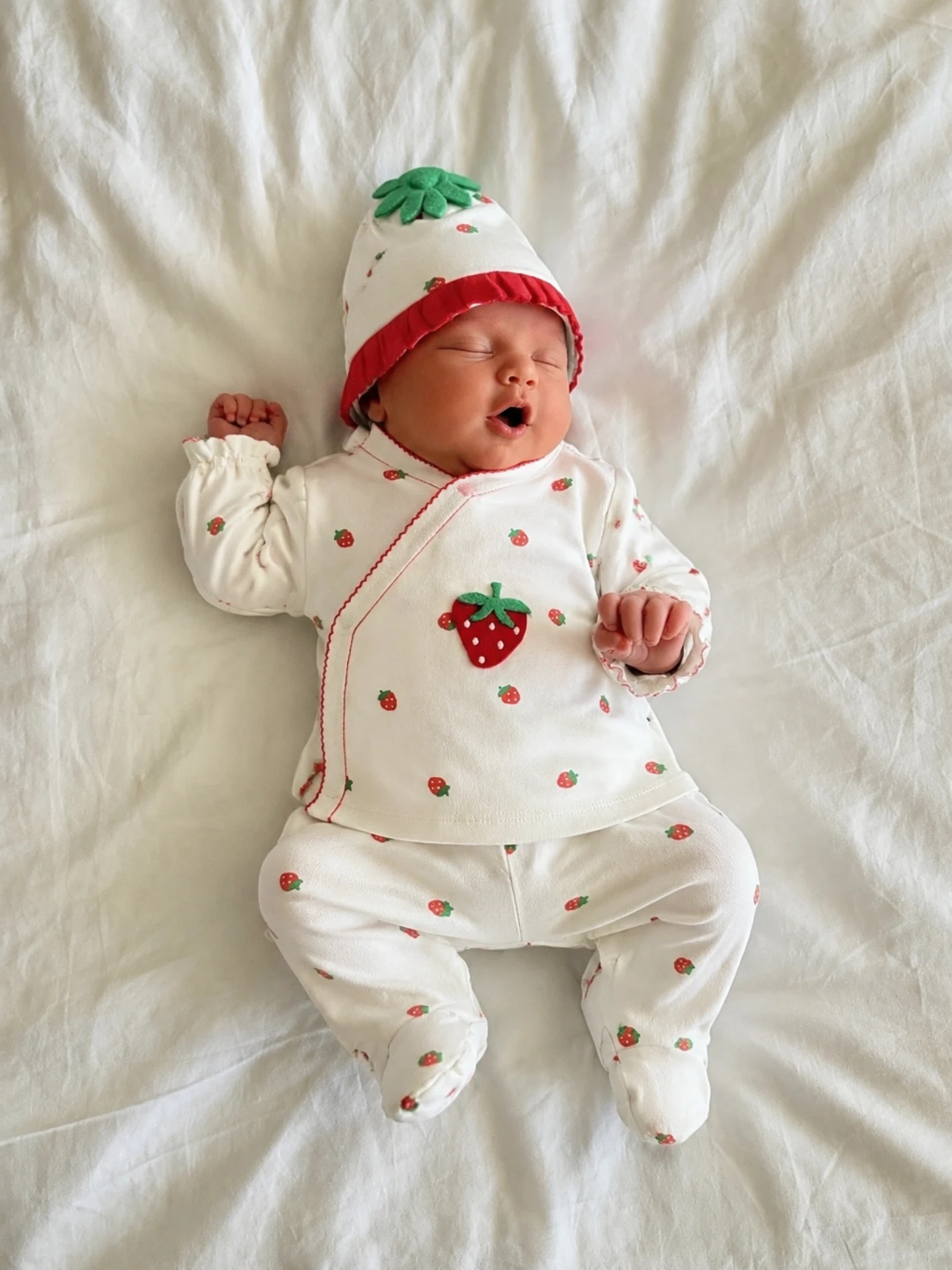 Strawberry   %100 Pamuk Yumuşacık Premium  5 Parça Set