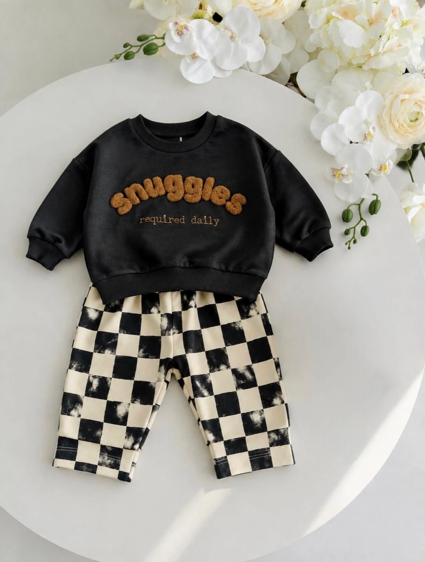 Snuggles gri %100 pamuk 2’li mevsimlik takım 