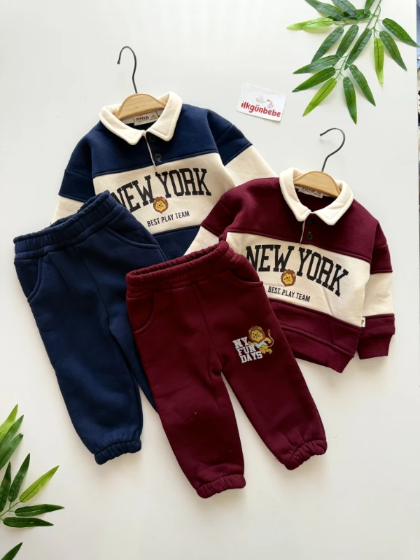 NYC 3 İp Şardonlu Kışlık Takım