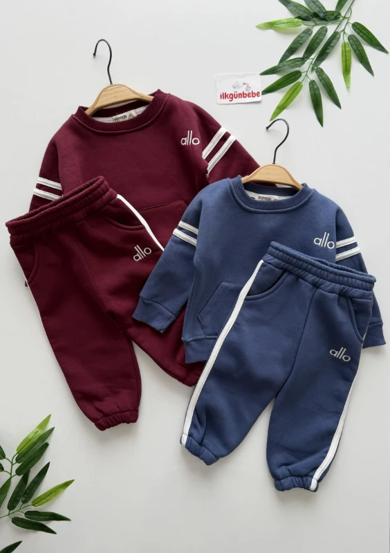 Allo 3 İp Şardonlu Kışlık Takım