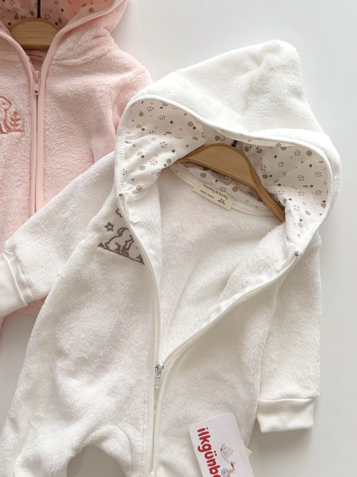 Cute Rabbit Kafide Kumaş İçi Welsoft Sıcacık Tulum
