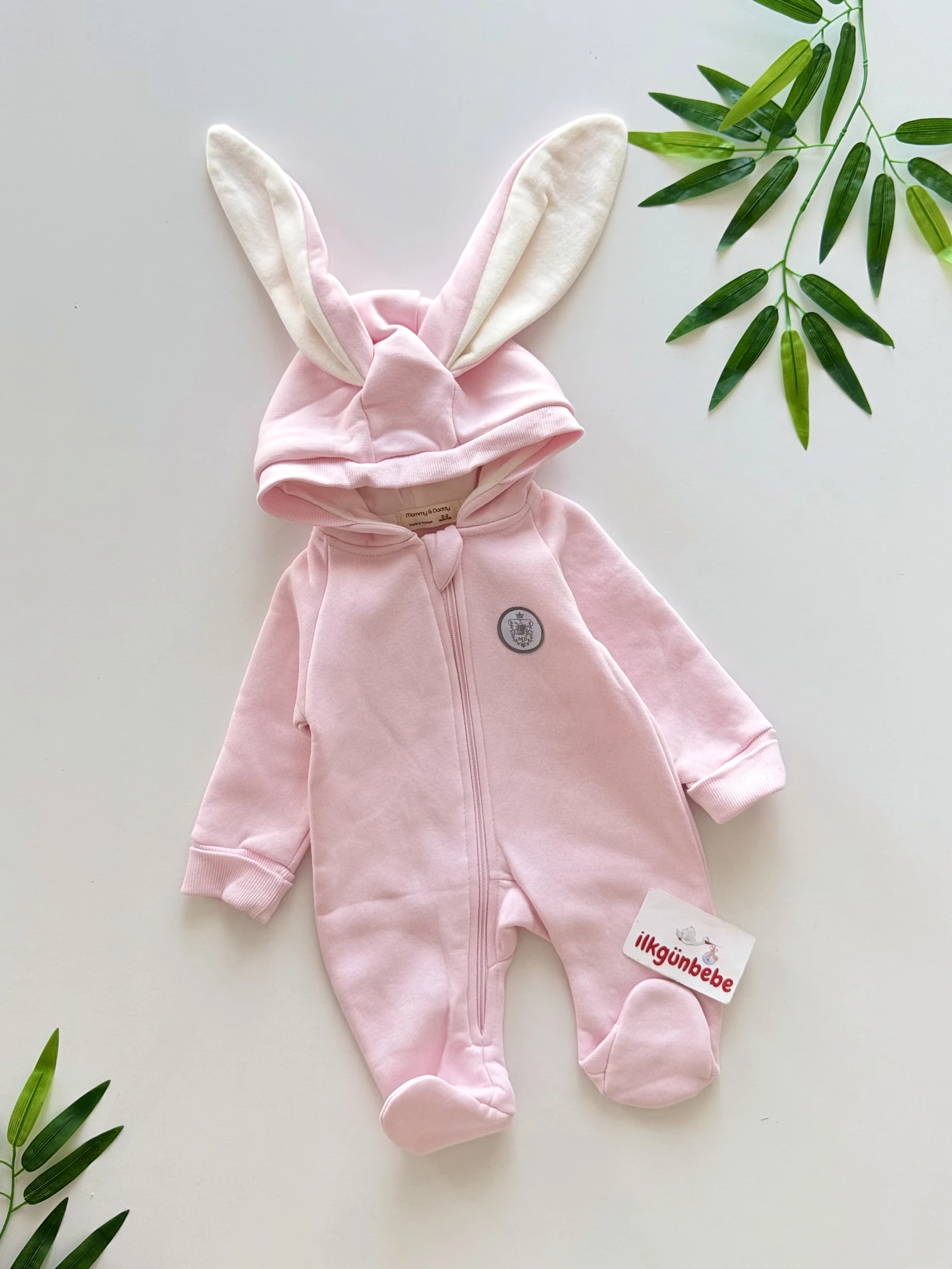 Tavşan Kulaklı Rabbit 3 İp Şardonlu Tulum