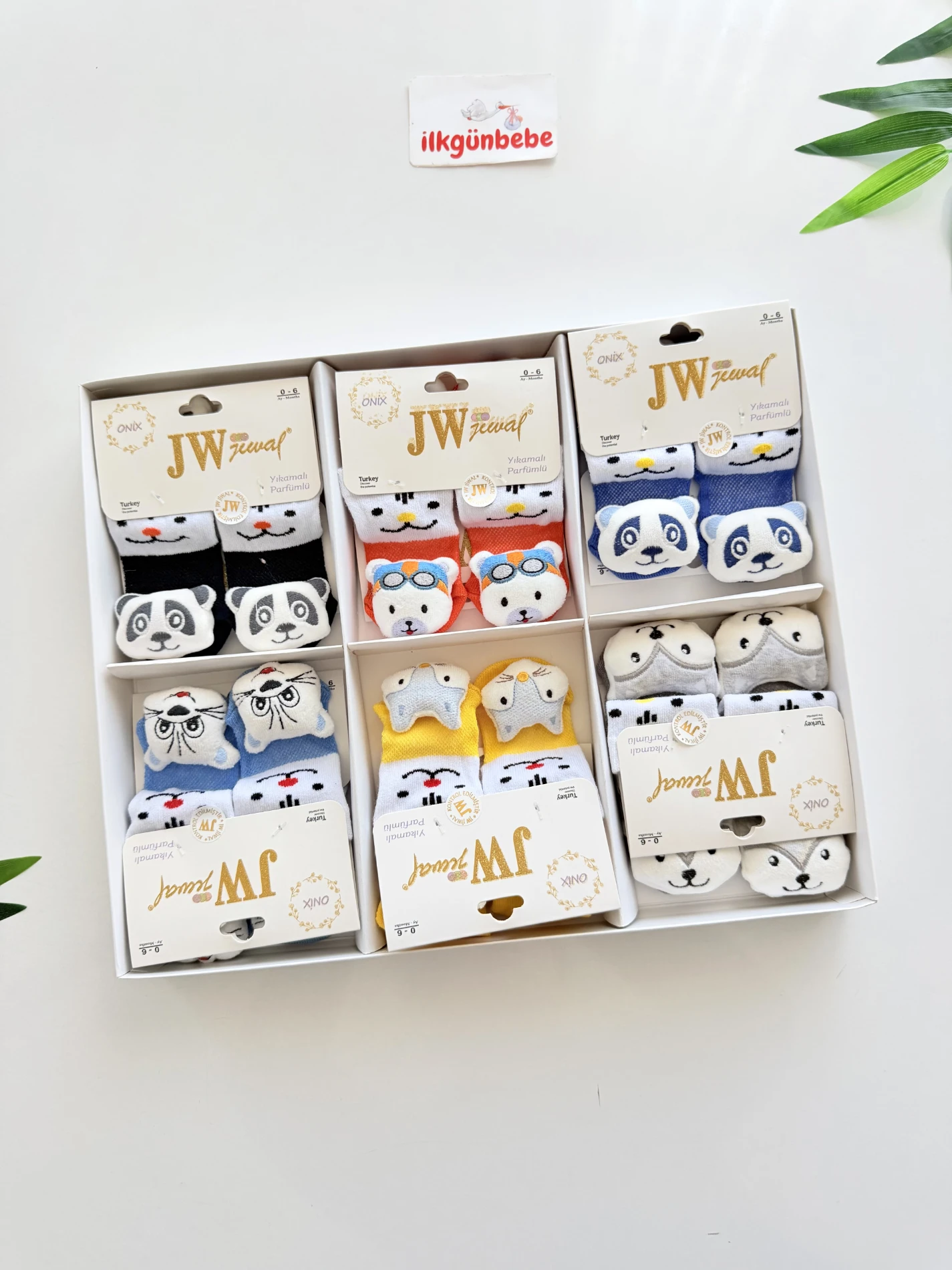 6’lı Oyuncaklı Premium Çorap Set