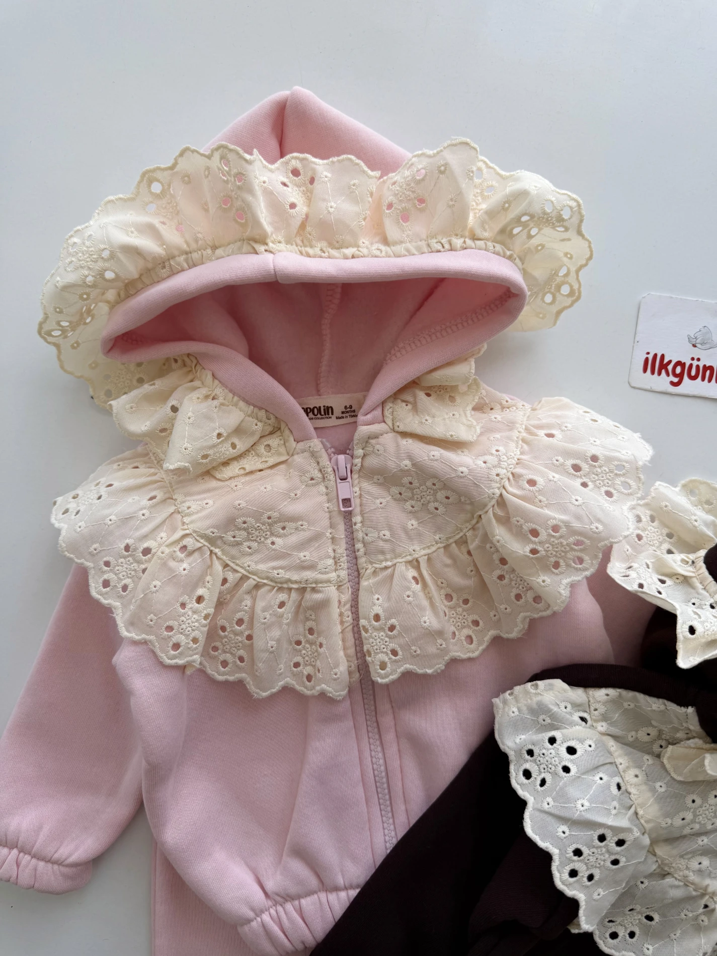 Fisto Baby 3 İp Şardonlu Kışlık Hırkalı Takım