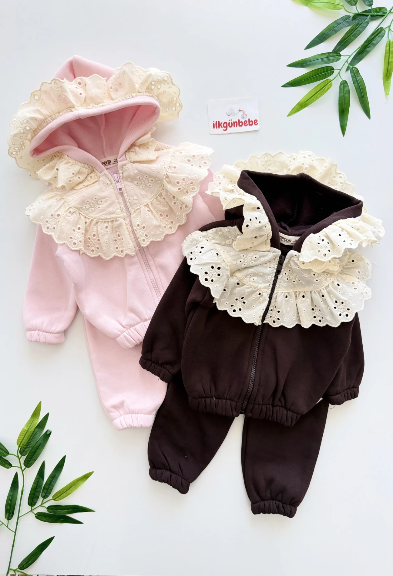Fisto Baby 3 İp Şardonlu Kışlık Hırkalı Takım