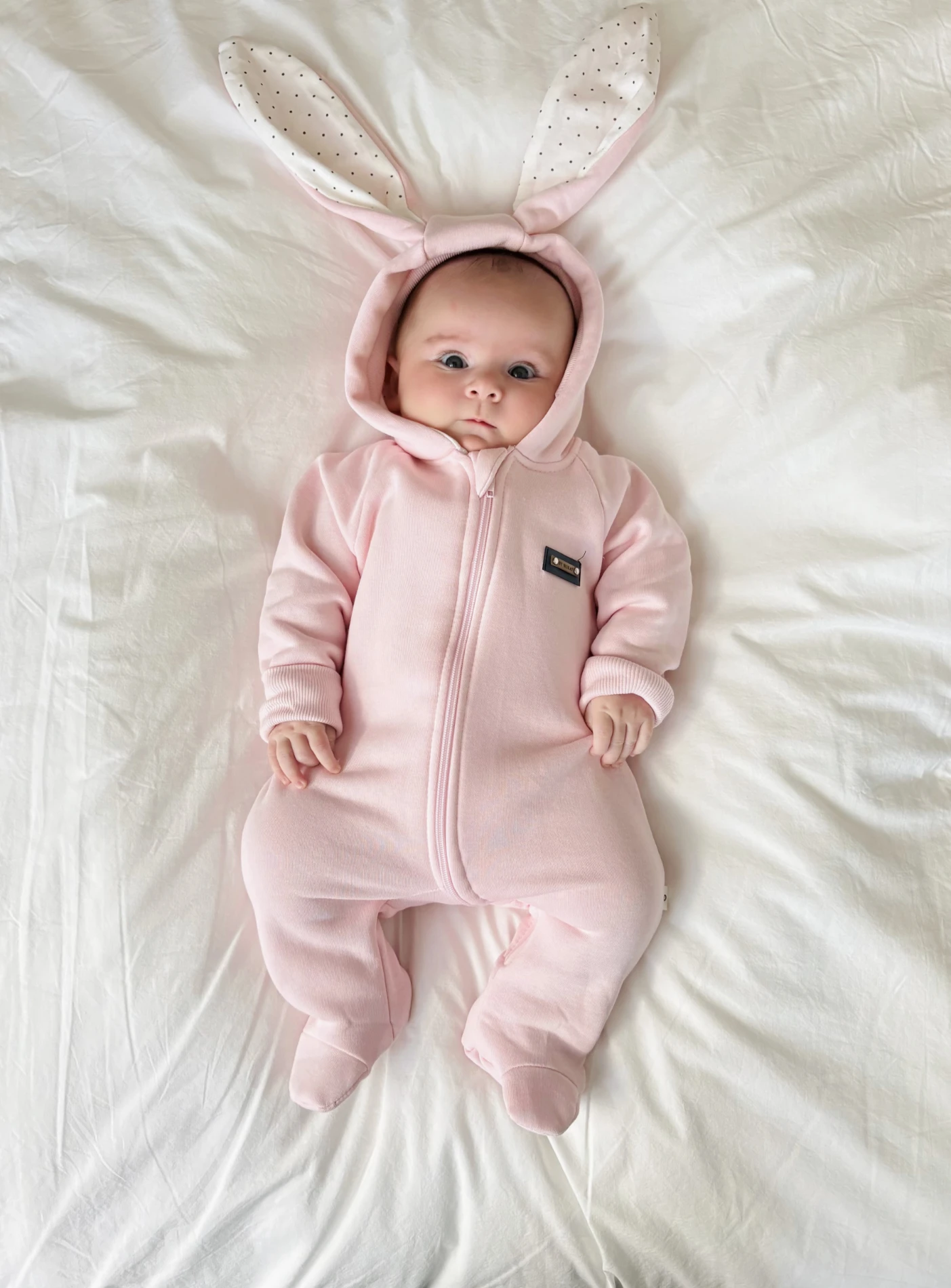 Tavşan Kulaklı Rabbit 3 İp Şardonlu Tulum