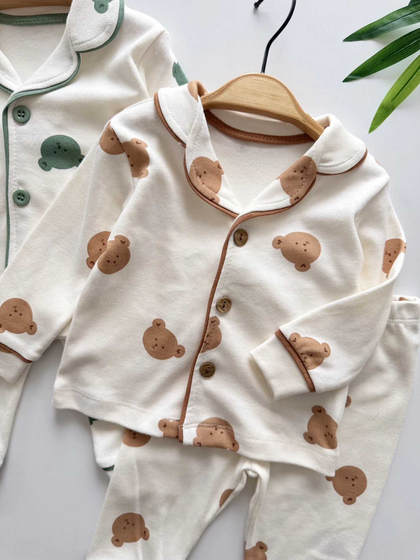 Teddy Pinterest Unisex %100 Pamuk Pijama Takımı