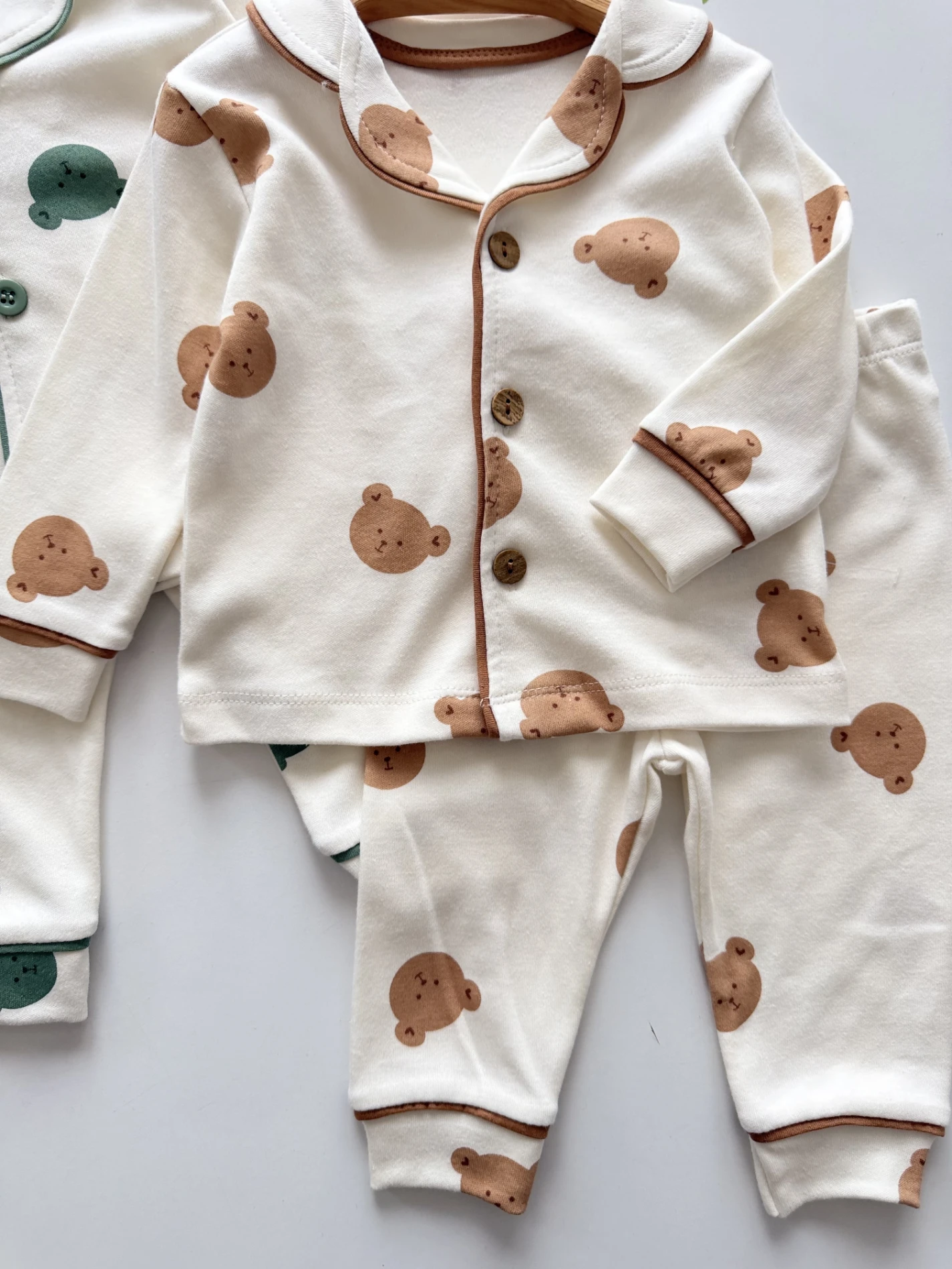 Teddy Pinterest Unisex %100 Pamuk Pijama Takımı